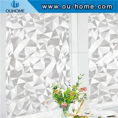 H613 No-Glue 3D Static Decorative Window Glass Stickers photo-2