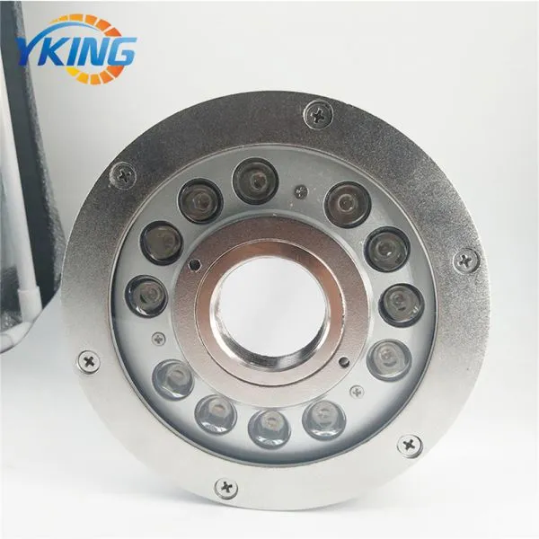316L Stainless Steel 12W/36W Single Color/ RGBV+ IP68 Waterproof LED Fountain Light photo-4