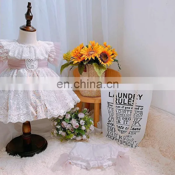Arrivals Baby Dress Spanish Lolita Set Summer Short Sleeve Dress Clothes Toddler Girl Clothes photo-6