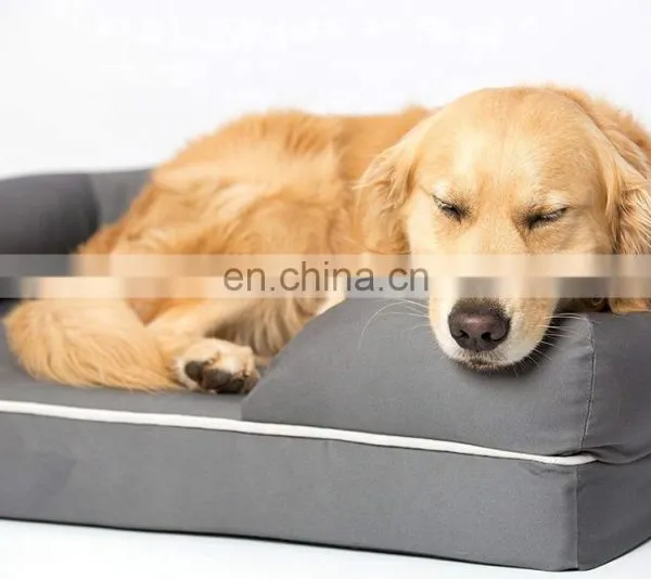 High Quality Pet Bed Pet Products Memory Foam Dog Bed Luxury Dog Bed Sofa With Waterproof Liner photo-4