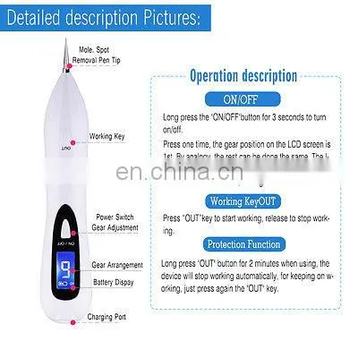 Mini Skin Tag Remover Device Portable Spider Vein Beauty Pen Mole Removal Machine for Skin Care photo-5