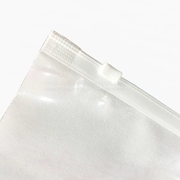 Custom Logo Plastic Packaging Bag With Zipper for Garment Manufacturer photo-3