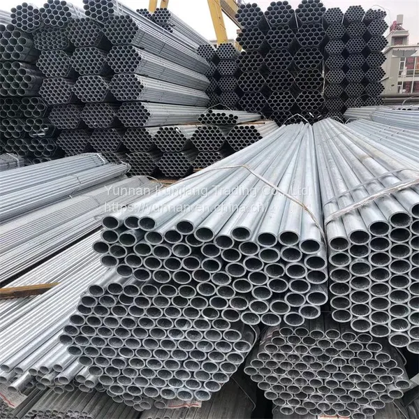 Yunnan Galvanized Steel Pipe Wholesale Q235 Hot Dip Galvanized Steel Pipe Greenhouse Vegetable Steel Pipe Specifications Are Complete photo-3