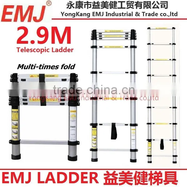 2.9m Single Telescopic Ladder