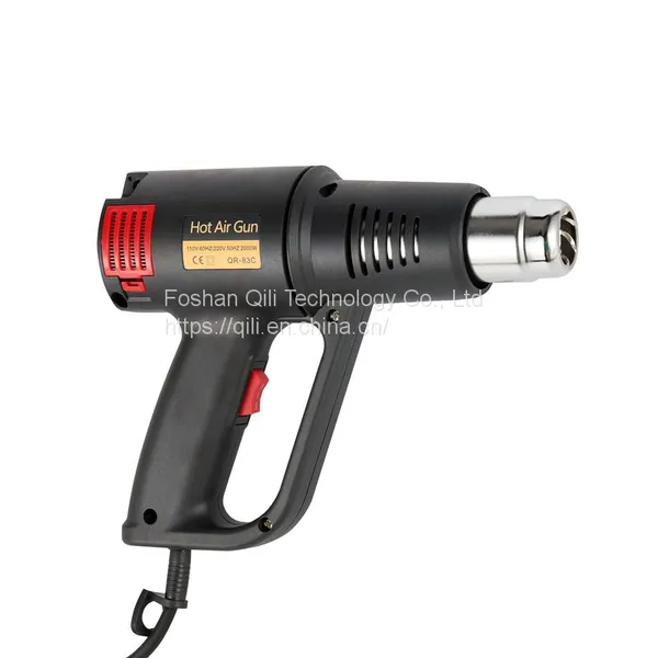 Qr 83c2 Qili New Style Heat Gun Shrink Wrap Mini Portable Flat-Backed Housing Hot Air Gun Soldering Station photo-3
