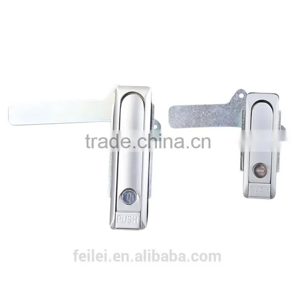 ROHS Chrome Plated Plane Cabinet Lock for Electronic Cubicle photo-2