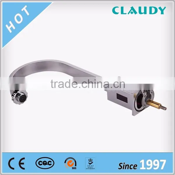China Manufacturer Polished Solid Brass Sink Automatic Faucet photo-4
