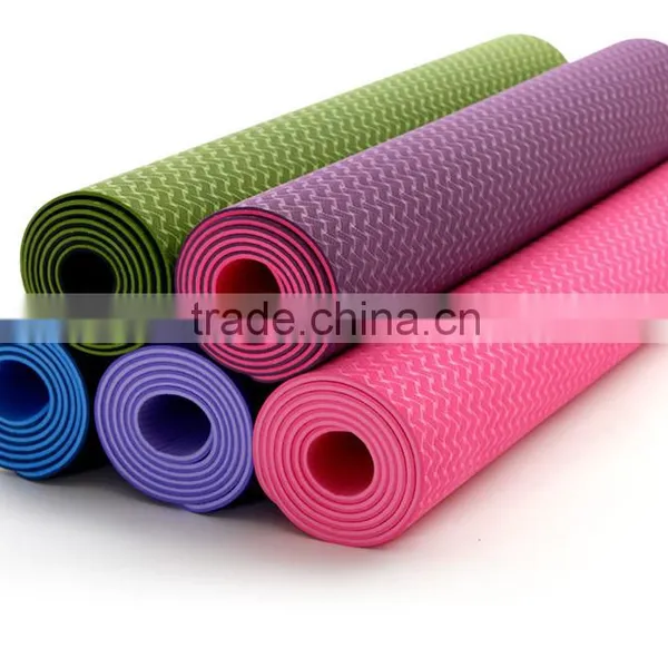 Eco Friendly Tpe Yoga Mat for Pilates Learners photo-2