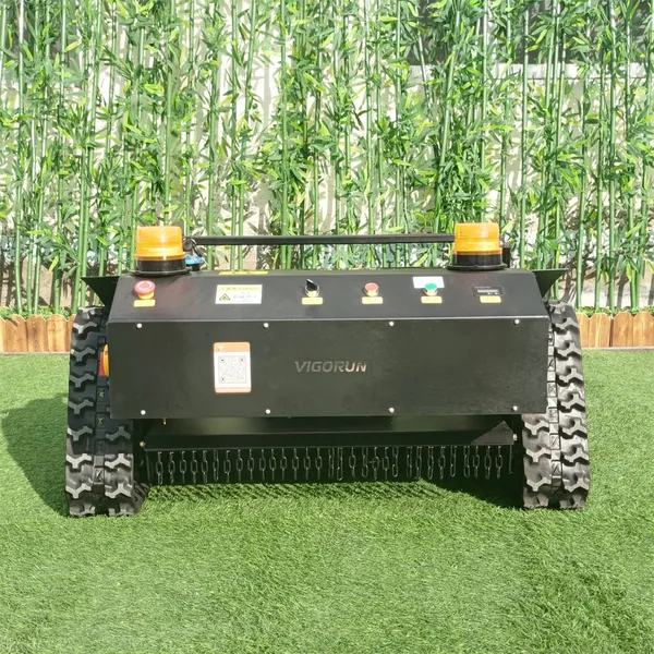 rc Mower, China rc Remote Control Lawn Mower Price, Remote Control Mower With Tracks for Sale photo-4