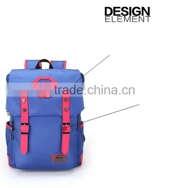 Canvas School Backpack Rucksack Teenagers Backpack photo-5