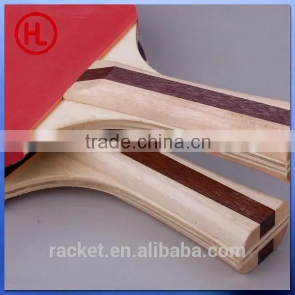 Promotional Desktop Poplar Wooden Ping Pong Table Tennis Racket Set With 3 Table Tennis Balls Wholesale photo-5
