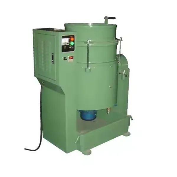High Energy Centrifugal Disk Finishing Machine for Mass Finishing Deburring Polishing With Manual Unloading