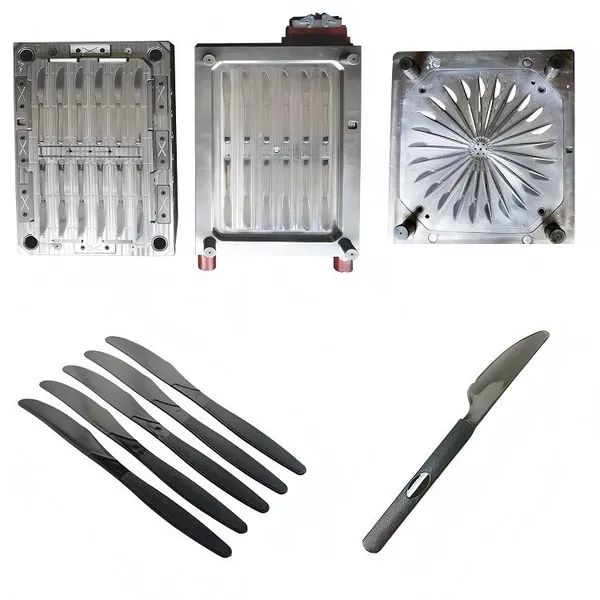 Injection Mold Factory Disposable Plastic Knife Fork Spoon Injection Mold Processing High Quality Mould