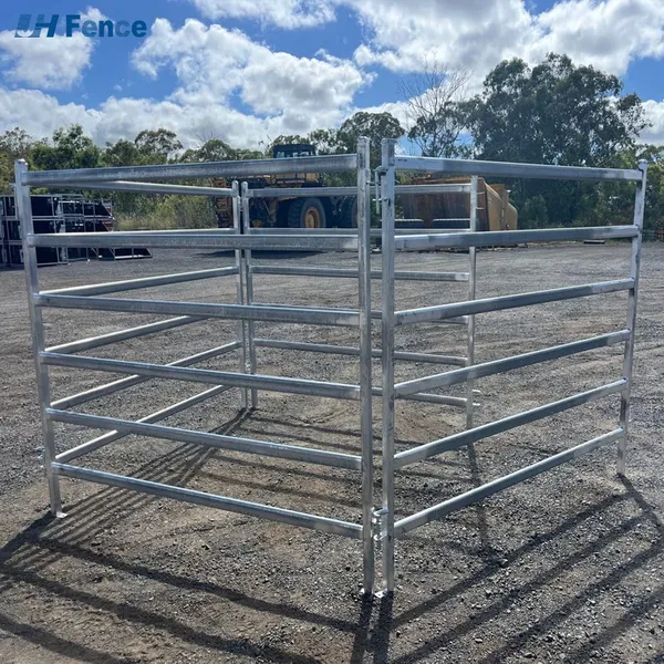 Cattle Fence Panels Sheep Yard Fence Panels Steel Corral Panels With Gate for Livestock Pasture Round Pen Farms photo-2