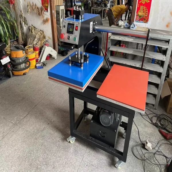 Upward Hydraulic Pressure 40 * 60 Hydraulic Hot Stamping Machine Upward Hydraulic Hot Stamping Machine Hot Stamping Machine T-shirt Printing Machine photo-3