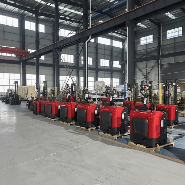 Hot Sell 1-3T Stacker Jack Lifter Strong Fork Motor Stand-on Operation Pallet Truck Electric Stacker With Standing Pedal Type photo-5