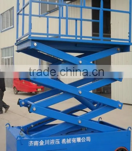 Small Scissor Lift Hydraulic Mobile Scissor Lift Four-wheel Hydraulic Mobile Scissor Lift