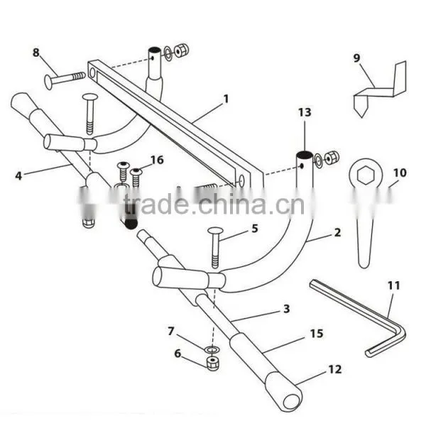STABILE Door Door Way 304ss Pull up Bracket for Home Exercise photo-6