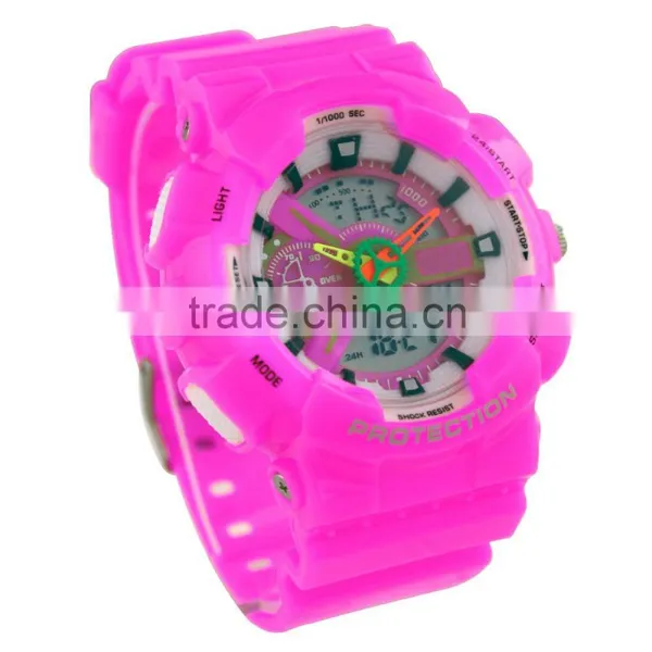 LP1369 Promotional Price Teenage Style 30m Waterproof Dual Function Watch photo-4