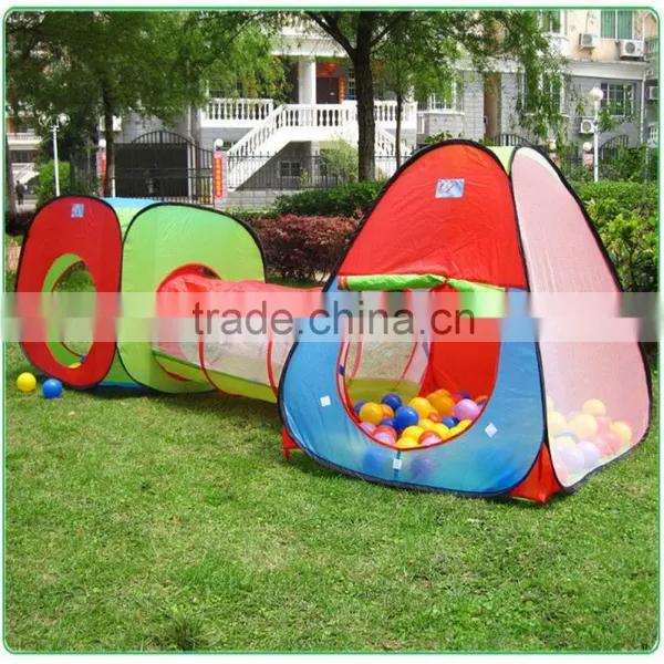 Outdoor Camping Portable Detachable Triple Game Play House Indoor Foldable Kid Child Play Tent photo-2