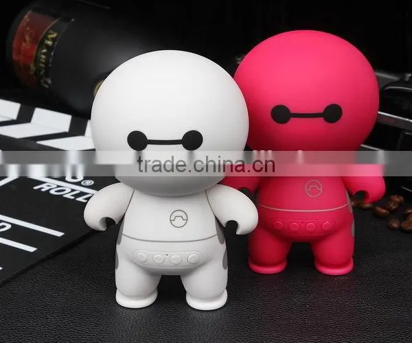 2016 Hot Moive Baymax Portable Mobile Mini Speaker , Mini Bluetooth Speaker