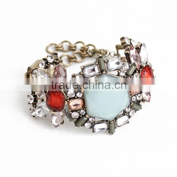 Faux Gemstone Bracelet