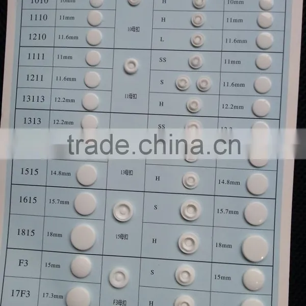 Sedex Audited 2 Pillar Factory Plastic Pree Studs Snap Button photo-4