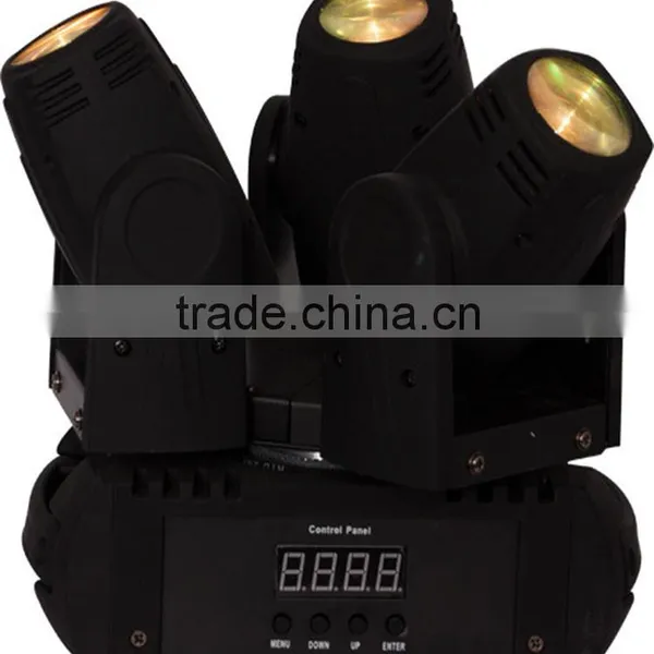 3*10W Beam LED Mini Moving Head Light 3 Heads Beam Stage Light photo-2
