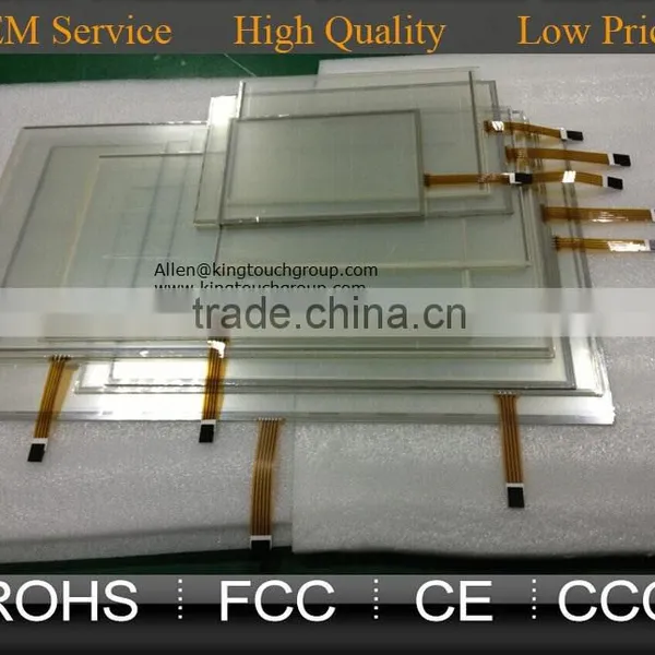 CE, FCC,RoHS Approved 8 Inch 5 Wire Resistive Touch Screen photo-3