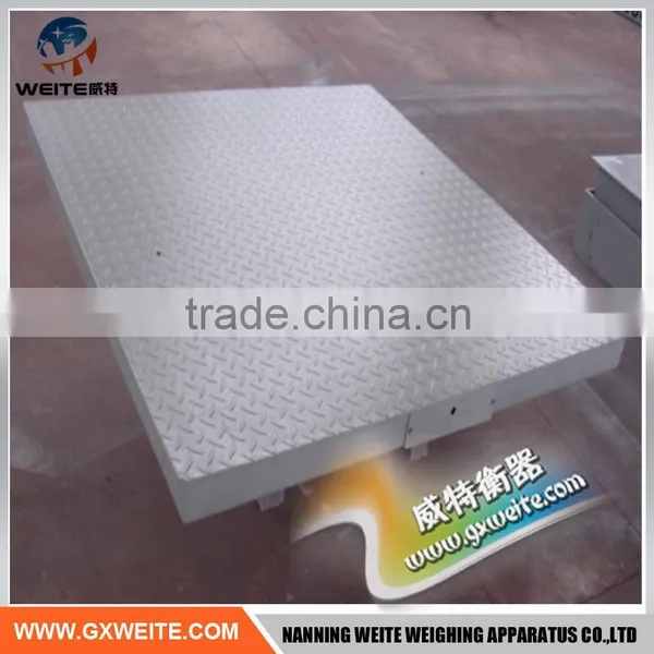Wireless electronic floor scale