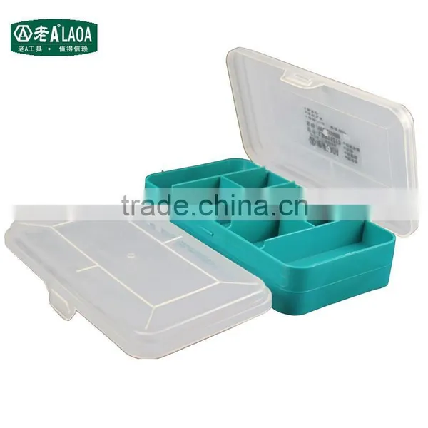 13grids Transparent Cover Home Use Hardware Tool Box Work Bin Transparent Bin photo-6
