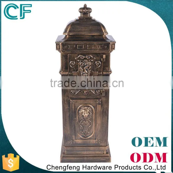 Foshan Supplier Crown Decorative Bronze India Letter Box photo-2