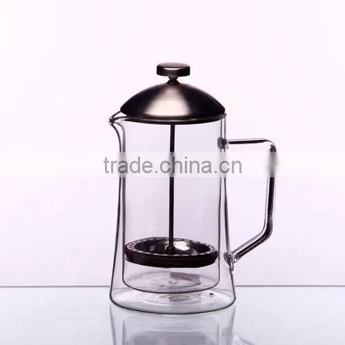 Borosilicate Glass Coffee Press Stainless Steel French Press.