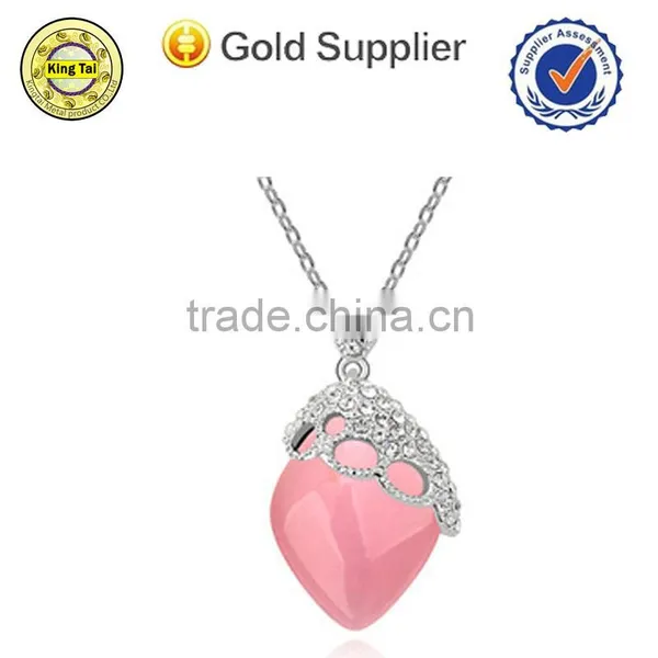 High Quality Jewelry Rhinestone Silver Necklace photo-5