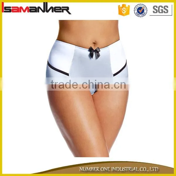 High Cut Soft Shiny Satin Lady Panties Fat Women in Satin Panties Quality Choice