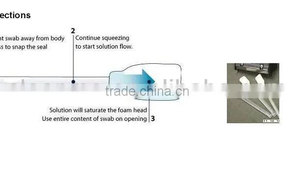 IPA Filled Reservoir Handle Snap Swabs ,Factory Direct Sales photo-2