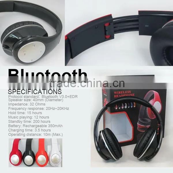 High Quality Wireless Bluetooth Headphone Cordless Headphone for Laptop photo-5