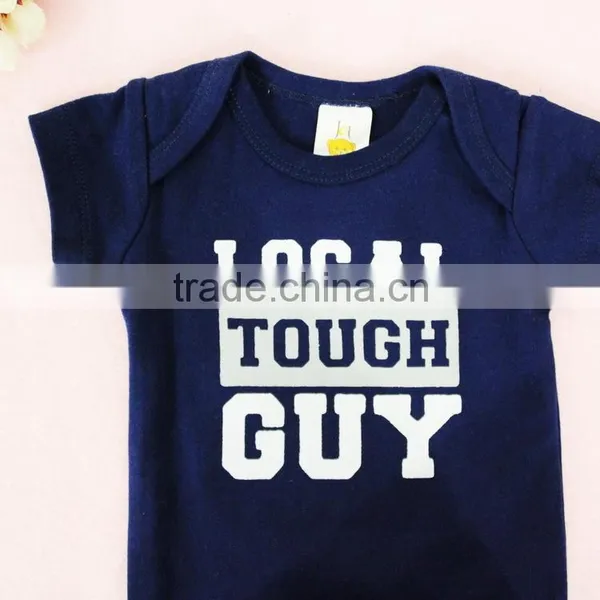 Summer Fashion Cheap Reborn Babies Baby Short Sleeve Bodysuit With Chest Print photo-2