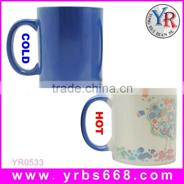 Heat Sensitive Color Changing Ceramic Coffee Mug Wholesale