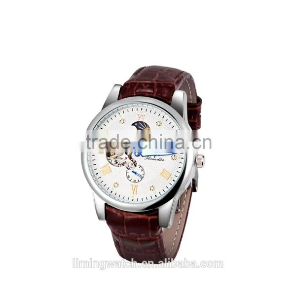 2016 Customized Logo Watch Skeleton,custom Customized Logo Watch,business Automatic Watch photo-2