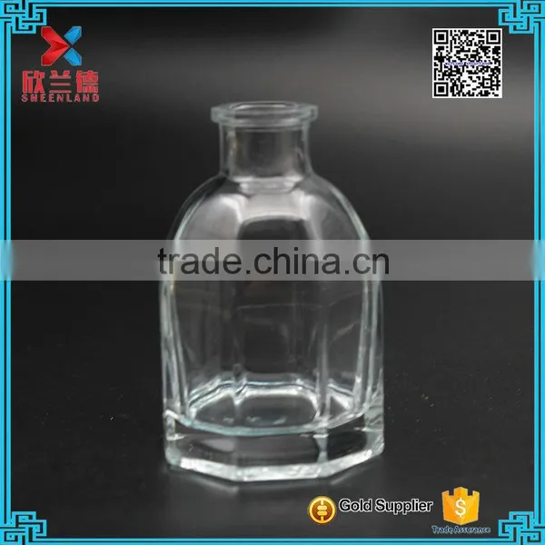 Liquid 120ml Glass Empty Reed Diffuser Bottle With Cork Stoppers Glass Aroma Bottle photo-3