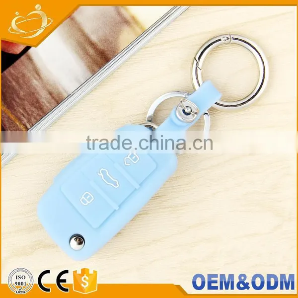 High Quanlity 3 Button Silicone Car Remote Key Case Cover Holder Shell Flip For Audi A6l Q7 Tt R8 A3 A4 photo-2