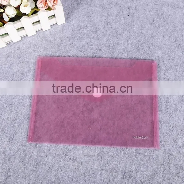 Colorful Business Adhesive Button a3 a4 Size Plastic File Folder Magic Tape Clear Plastic Envelope pp File Holder photo-4