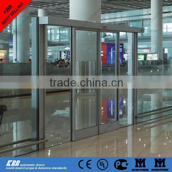 2016 Aluminium Frame Automatic Sliding Door, Tempered Glass, , CE UL ISO9001 ISO14001 Certificate photo-2