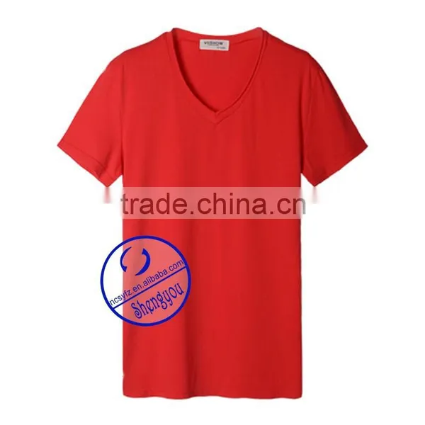 Wholesle Custom Mens Colorful Blank Plain Tshirts photo-3