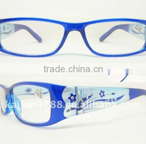 Spring Hinge Slim Plastic Optic Glasses