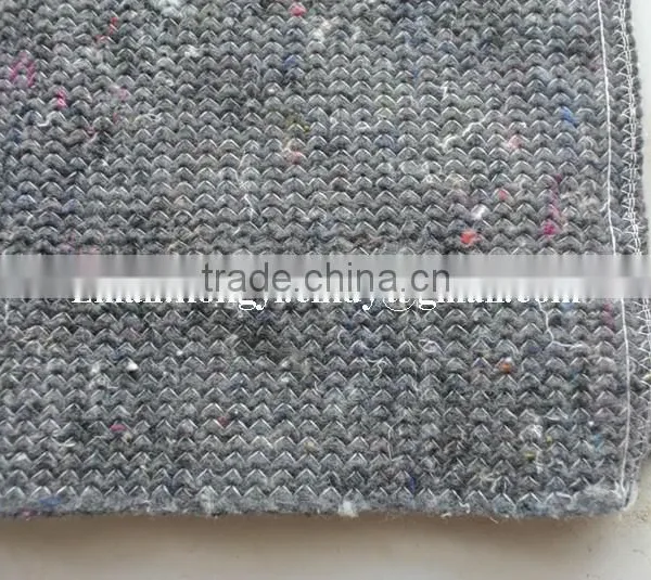 Stitch Bonded Nonwoven Grey Color Cotton Floor Wiping Cloth photo-2
