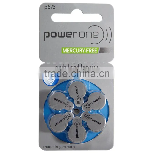 Power One P675 Hearing Aid Batteries, PR44