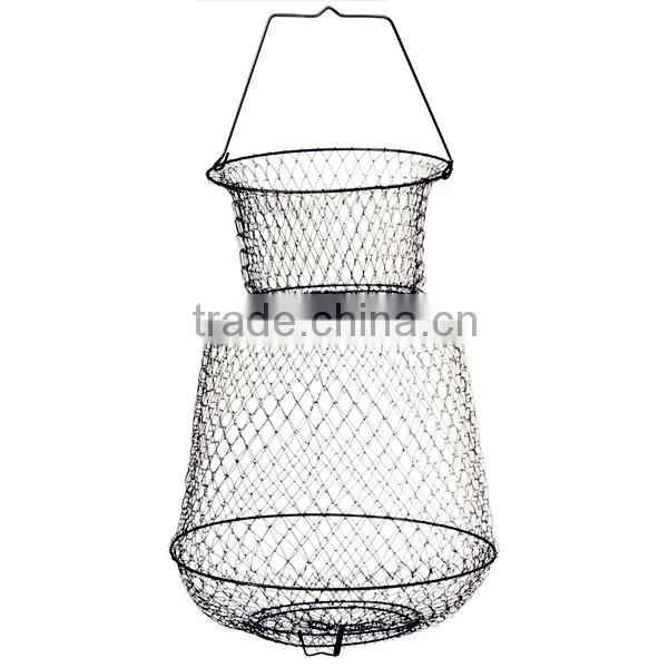 Economic Wire Collapsible Fishing Net Fish Keep Basket