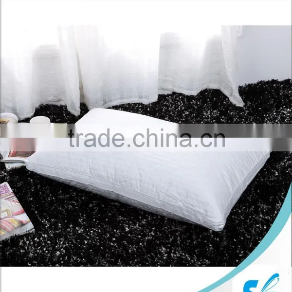 White 10% Goose Down Feather Bed Pillow photo-3